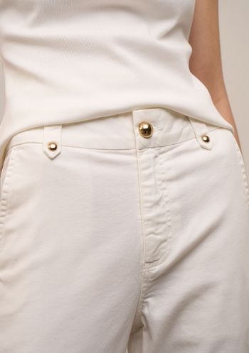 Calça Iódice Boot Cut Alta Off White 36 / Off White