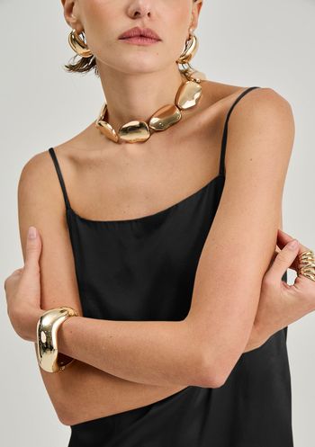 Vestido Iódice Solto Decote Reto Com Alça Curto Preto P / preto
