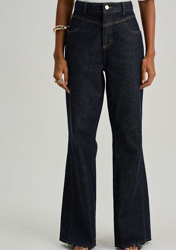 Calça Iódice Flare Alta Azul 38 / Azul