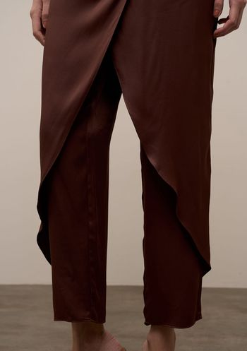 Calça Iódice Slim Alta Marrom 38 / marrom