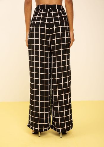 Calça Zinco Reta Alta Preto 34 / Preto