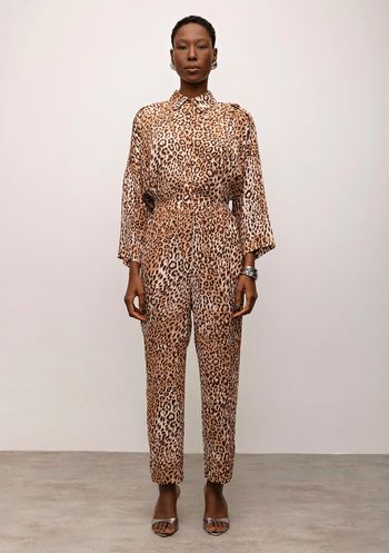 Macacão Iódice Reto Com Botão Marrom PP / marrom