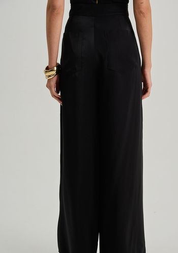 Calça Iódice Wide Alta Preto 36 / preto