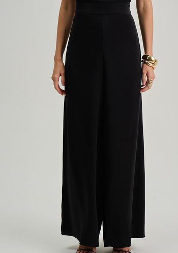 Calça Iódice Wide Alta Preto 36 / preto