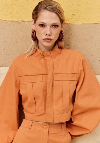 Casaco Manga Bufante P / BEGE