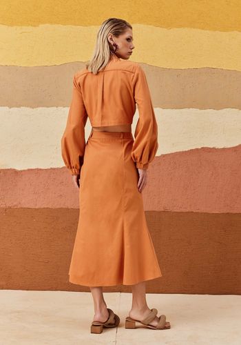 Casaco Manga Bufante P / BEGE