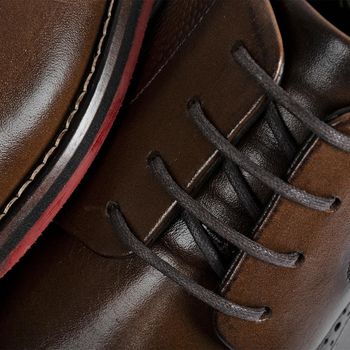 Sapato Social Caravaggio Solado Couro Ferracini 5710-206I 37 / MARROM | BROWN