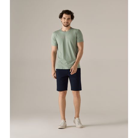 Bermuda Makenji Bolso Faca Masculina Azul Marinho