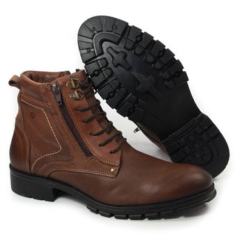 Coturno Rocker Couro Roma Pinhao Old - ROC1357L 38