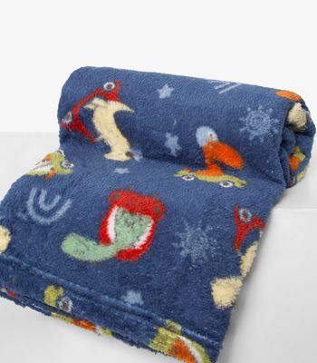 Manta Infantil Microfibra Bene Casa Azul UN / Azul
