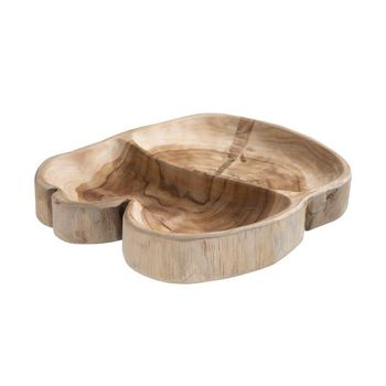 PETISQUEIRA WOOD TRAY 30X30 CM CAS HOME STYLE NATURAL