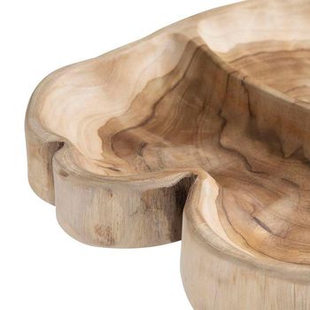 PETISQUEIRA WOOD TRAY 30X30 CM CAS HOME STYLE NATURAL