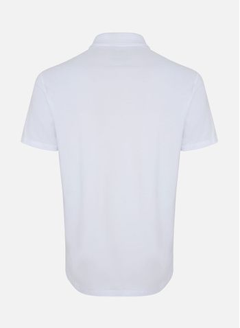 Polo Regular Fit Light Transfer Branco John John Masculina PP / Branco