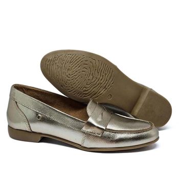 Sapato Troian Couro Metal Prata Velha - TRO004 34