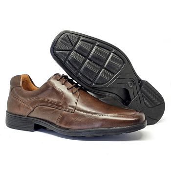 Sapato Social Santiago Couro Roma Cafe - SAN003 37