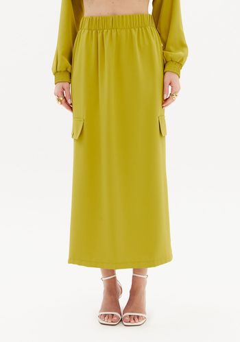 Saia Parachute Super Midi Cintura Média PP / A2955