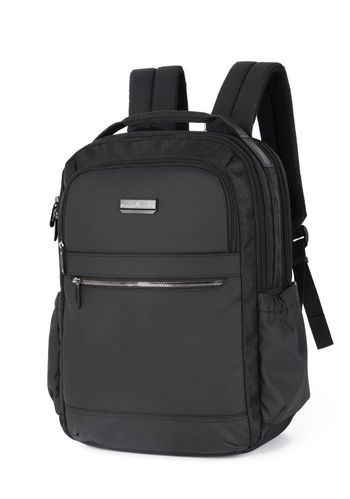 Mochila de Costas Média Executiva Dois Compartimentos Notebook Polo King Único / Preto