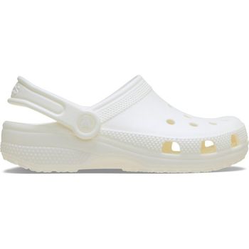 Sandália Crocs Classic Glow Clog K Glow Green 31 / BRANCO