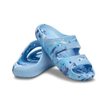 Sandália Crocs Classic Marbled Sandal V2 Blue Calcite/Multi 43 / azul