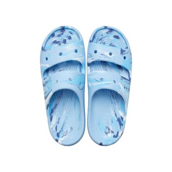 Sandália Crocs Classic Marbled Sandal V2 Blue Calcite/Multi 43 / azul