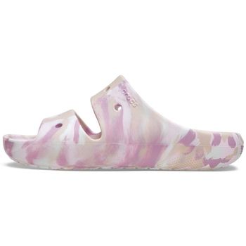 Sandália Crocs Classic Marbled Sandal V2 Quartz/Multi 43 / ROSA