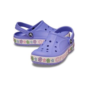 Sandália Crocs Bayaband Flower Band Clog K Digital Violet 31 / Violeta