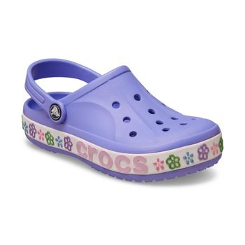 Sandália Crocs Bayaband Flower Band Clog K Digital Violet 31 / Violeta