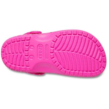 Sandália Crocs Classic Paint Splatter Clog K Pink Crush/Multi 31 / ROSA
