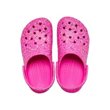 Sandália Crocs Classic Paint Splatter Clog K Pink Crush/Multi 31 / ROSA