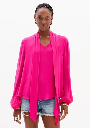 Blusa De Manga Longa Com Amarração PP / A2688