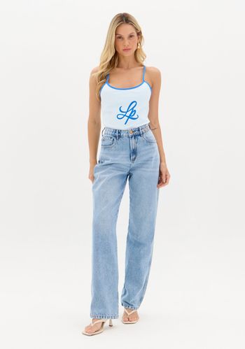 Blusa De Alças Com Estampa Lança Perfume P / A2013