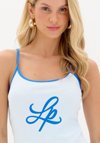 Blusa De Alças Com Estampa Lança Perfume P / A2013