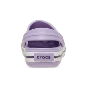 Sandálias Crocs Crocband Speckled Band Clog K Lavender 31 / Lilas