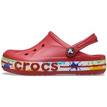 Sandália Crocs Bayaband Paint Splash Clog K Pepper 31 / VERMELHO