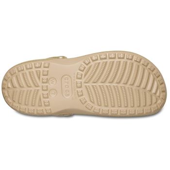 Sandália Crocs Baya Platform Glitter Clog Chai 35 / Marrom