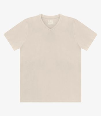 Camiseta Masculina Diametro Bege M / Bege
