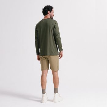 Camiseta Masculina Tech Insider Manga Longa PP / Verde Militar