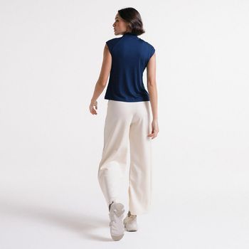 Regata Feminina Gola Alta Insider GG / Azul Marinho