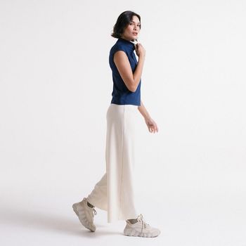 Regata Feminina Gola Alta Insider GG / Azul Marinho