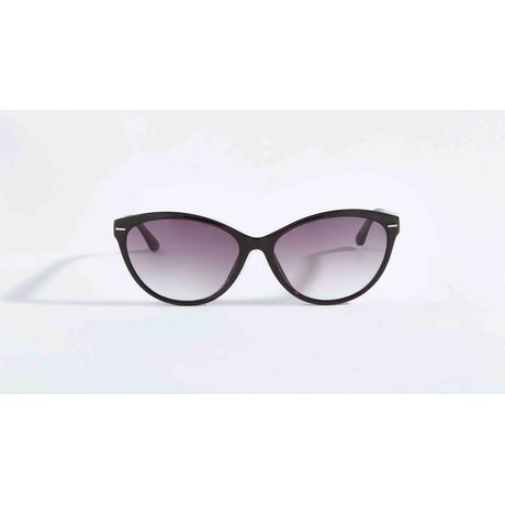 Óculos De Sol Gatinho Biarritz Em Acetato Premium E Metal Nobre Preto Les Bains