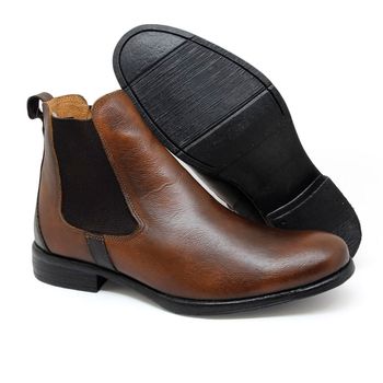 Coturno Guadalupe Couro Tan Roma Cafe - GUA002 37