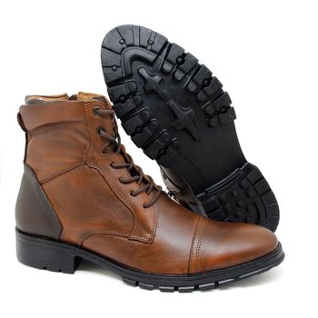 Coturno Rocker Couro Tan Terracota - ROC002 39