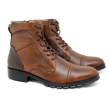 Coturno Rocker Couro Tan Terracota - ROC002 39