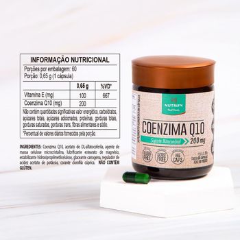 Coenzima Q10 200 mg Nutrify Neutro