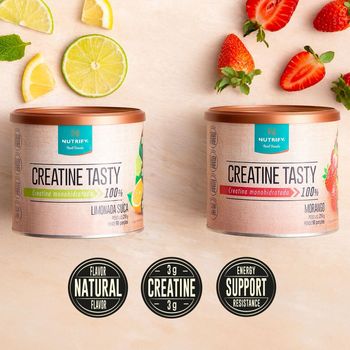 Creatina Monohidrata Creatine Tasty Nutrify 210g Morango