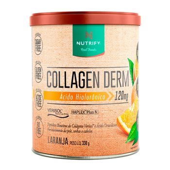 Colágeno Collagen Derm Nutrify 330g Laranja