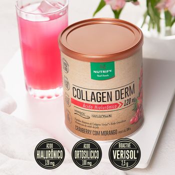 Colágeno Collagen Derm Nutrify 330g Laranja