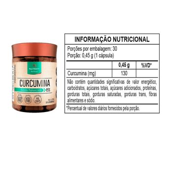 Vitamina Curcumina Nutrify 30 cápsulas