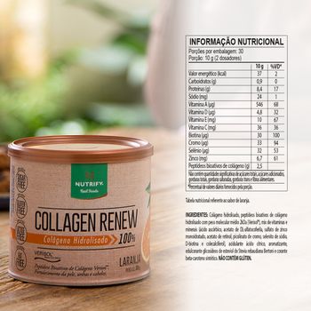 Colágeno Hidrolisado Collagen Renew Nutrify 300g Neutro