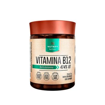 Vitamina B12 Nutrify 60 cápsulas 60 Cápsulas / Incolor